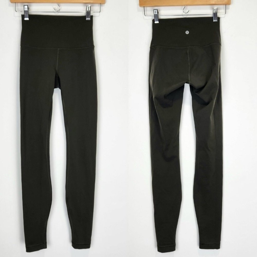 lululemon athletica Olive Green Leggings